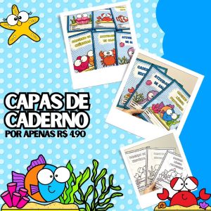 Capas de Caderno - Tema Praia 🏖️
