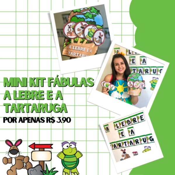 A Lebre e a Tartaruga - Fábula 🐢