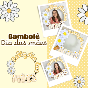 Bambolê Flores Amarelo - Dia das mães🌼