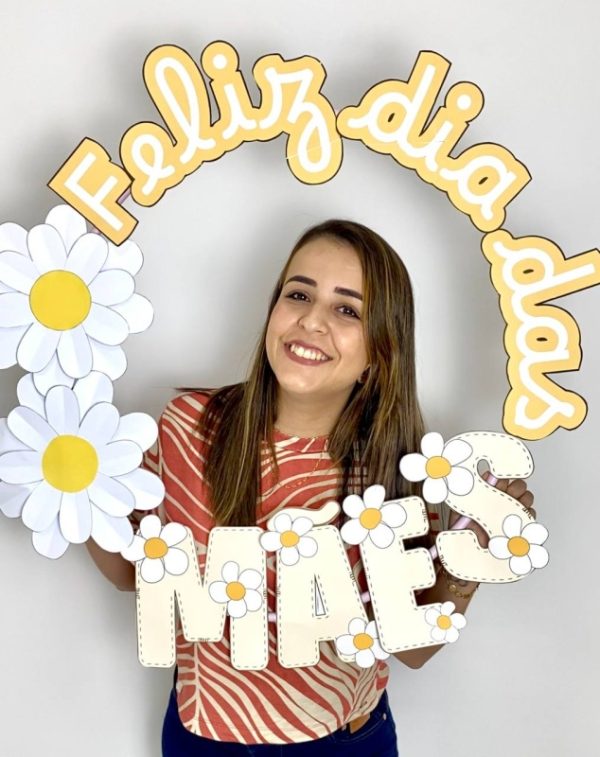 Bambolê Flores Amarelo - Dia das mães🌼 - Imagem 2