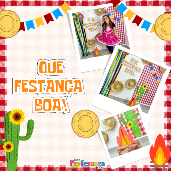 Painel Festa Junina - Que festança boa🤠
