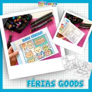Livro para Colorir Férias Goods ✏️