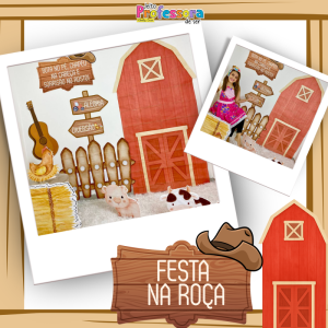 Painel Festa na Roça🐓🐄