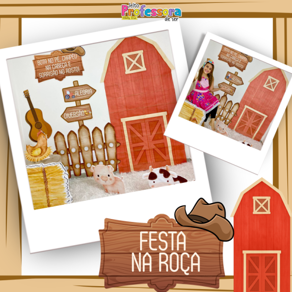 Painel Festa na Roça🐓🐄