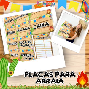 Placas para Arraiá🪗