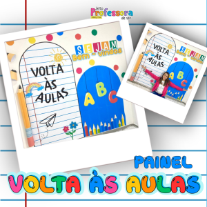 Painel Volta às aulas 🌈