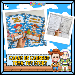 Capas de caderno Toy Story 🤠