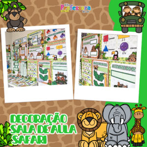 Decoração Sala de Aula Safari ð¦