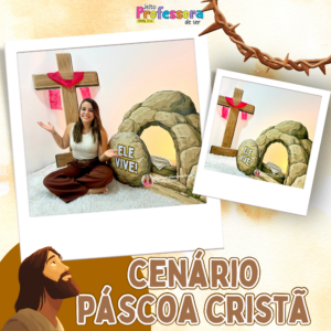 Cenário Páscoa Crista✝️