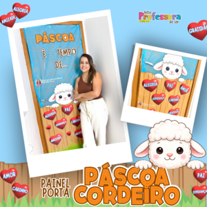 Painel Porta Páscoa Cordeiro