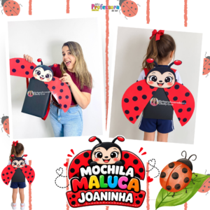 Mochila Maluca Joaninha 🐞