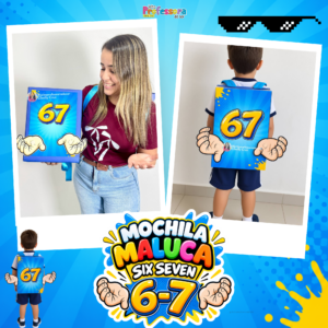 Mochila Maluca 67 Six Seven ⚡