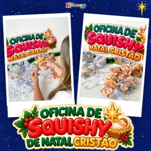 Oficina de Squishy de Natal Cristão 👑